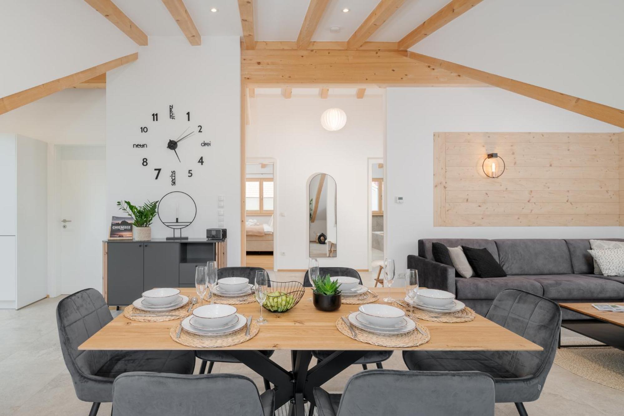 Fenjoy: Ferienapartment Mit Bergblick / Balkon / Bbq Bernau am Chiemsee Εξωτερικό φωτογραφία