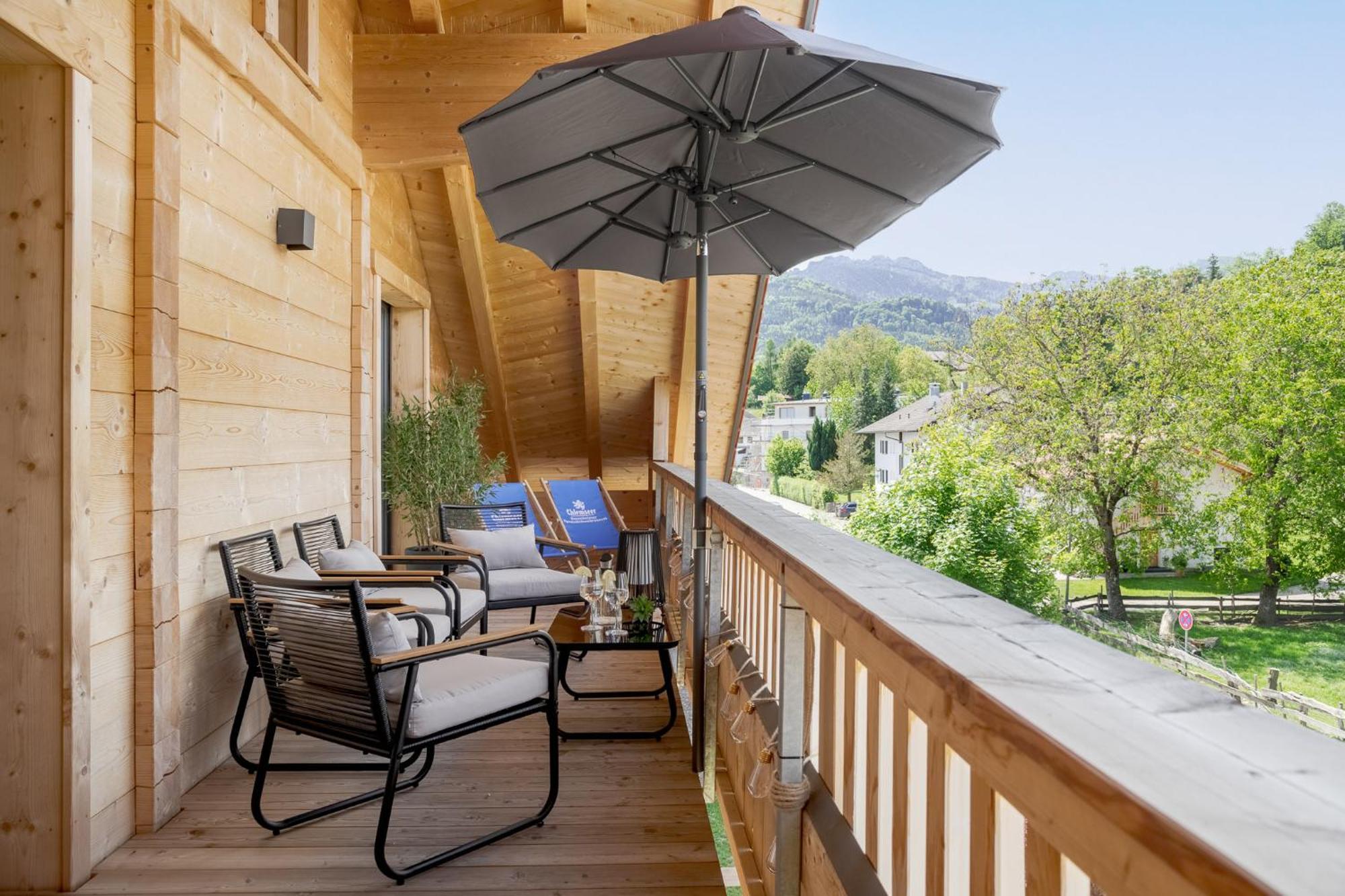 Fenjoy: Ferienapartment Mit Bergblick / Balkon / Bbq Bernau am Chiemsee Εξωτερικό φωτογραφία